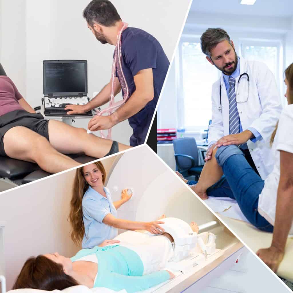 How is patellar tracking disorder diagnosed